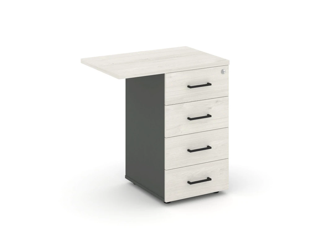 Тумба приставная с ящиками 416/700x460x750 Стайл Проджект / Style Project