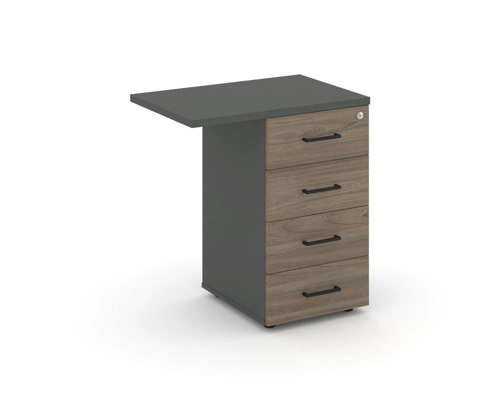 Тумба приставная с ящиками 416/700x460x750 Стайл Проджект / Style Project