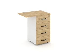 Тумба приставная с ящиками 416/700x460x750 Стайл Проджект / Style Project images