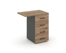 Тумба приставная с ящиками 416/700x460x750 Стайл Проджект / Style Project images