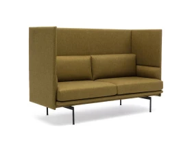 Диван двухместный с высокой спинкой Pratt images