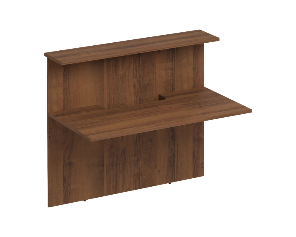 Модуль ресепшн прямой с вырезом без опор 140x76,8x120 Комфорт