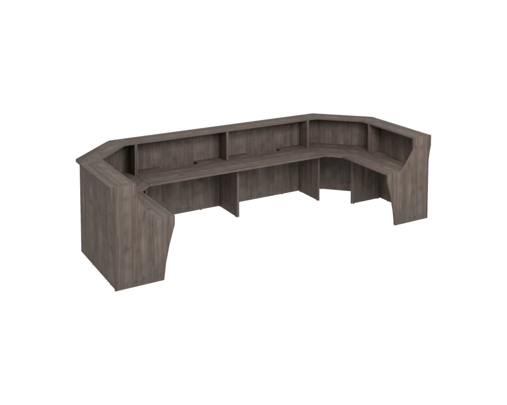 Стойка ресепшн П-образная с вырезом 470 Комфорт