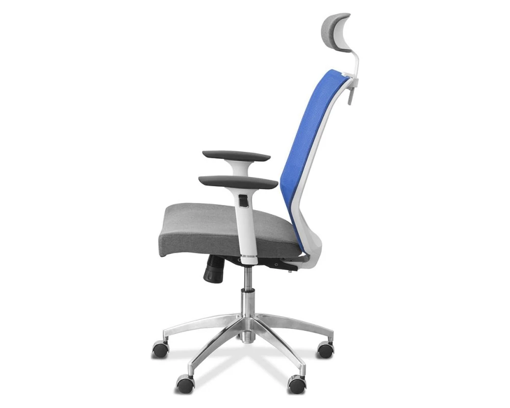 Кресло Aero lux с подголовником (белый каркас)