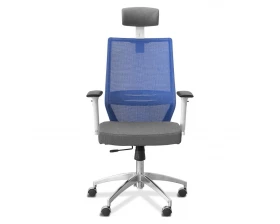 Кресло Aero lux с подголовником (белый каркас) images