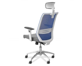 Кресло Aero lux с подголовником (белый каркас) images