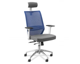 Кресло Aero lux с подголовником (белый каркас) images