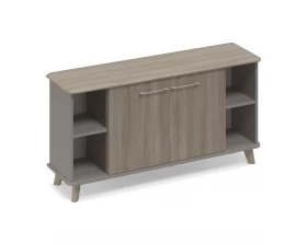 Шкаф низкий полузакрытый греденция Time Wood images