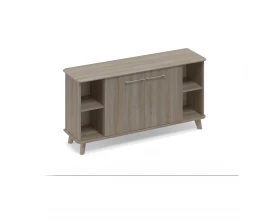 Шкаф низкий полузакрытый греденция Time Wood images