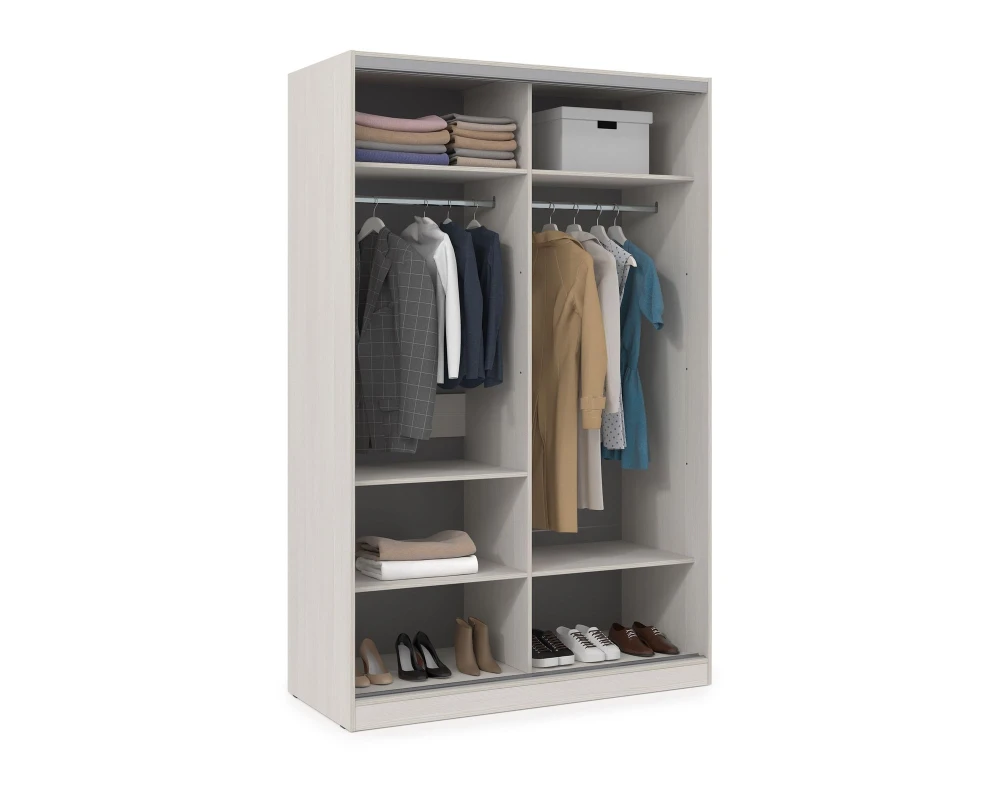 Шкаф-купе 2-дверный (1404*600*2201) ШКДД.14.3 КОМФОРТ / COMFORT