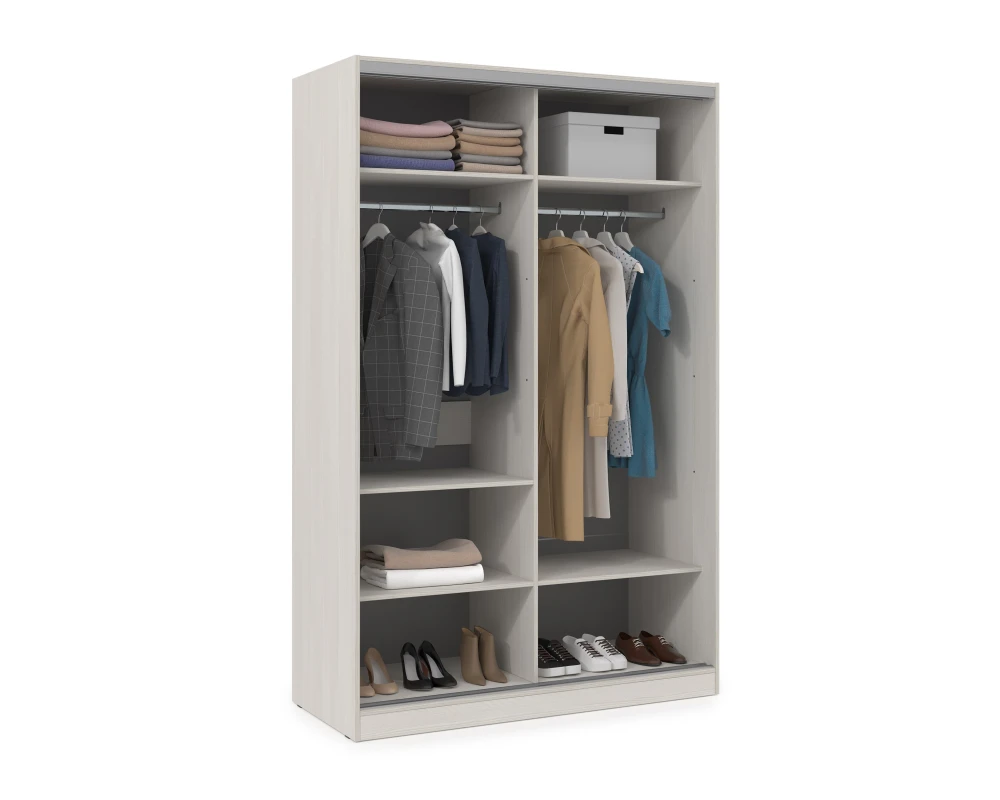 Шкаф-купе 2-дверный (1204*600*2201) ШКДД.12.3 КОМФОРТ / COMFORT