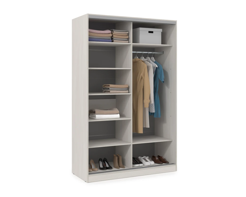 Шкаф-купе 2-дверный (1404*600*2201) ШКДД.14.4 КОМФОРТ / COMFORT