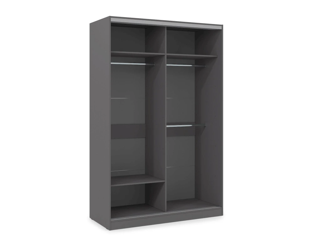 Шкаф-купе 2-дверный (1404*600*2201) ШКДД.14.2 КОМФОРТ / COMFORT