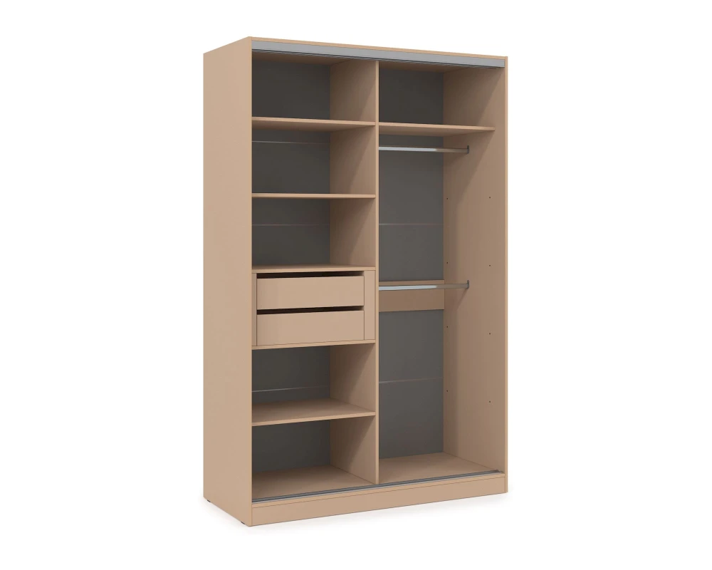 Шкаф-купе 2-дверный (1404*600*2201) ШКДД.14.7 КОМФОРТ / COMFORT