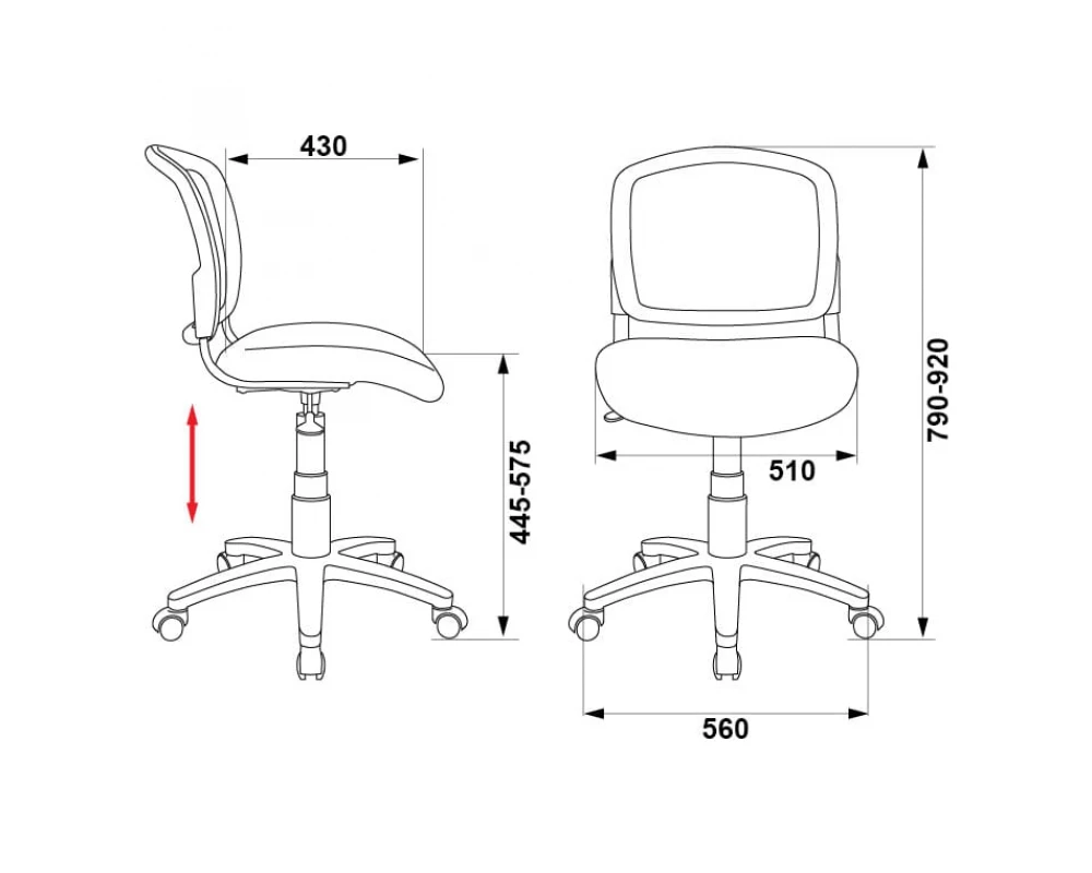 Кресло Бюрократ CH-296NX/Graffity