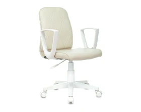 Кресло Бюрократ CH-W327 Экокожа, Слоновая кость images