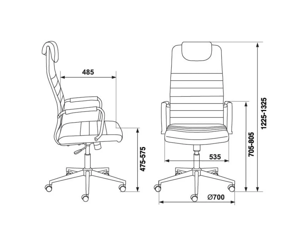 Кресло Бюрократ KB-9N/ECO