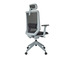 Кресло Бюрократ MC-G611NL-H Сетка/ Ткань, Черный images