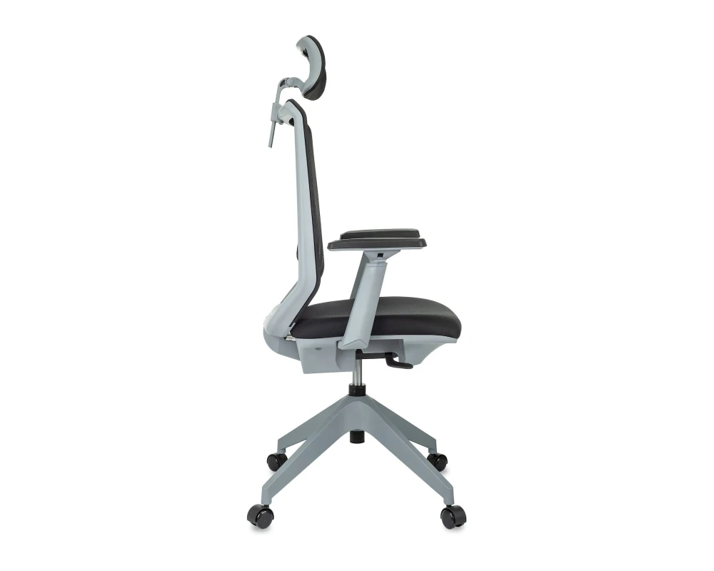 Кресло Бюрократ MC-G611NL-H Сетка/ Ткань, Черный