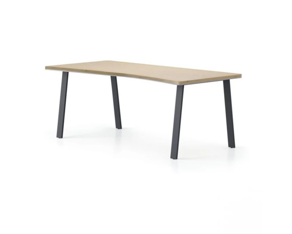 Стол симметричный, А-образные опоры 200х93,4х75 Activ Director Акация светлая/Антрацит