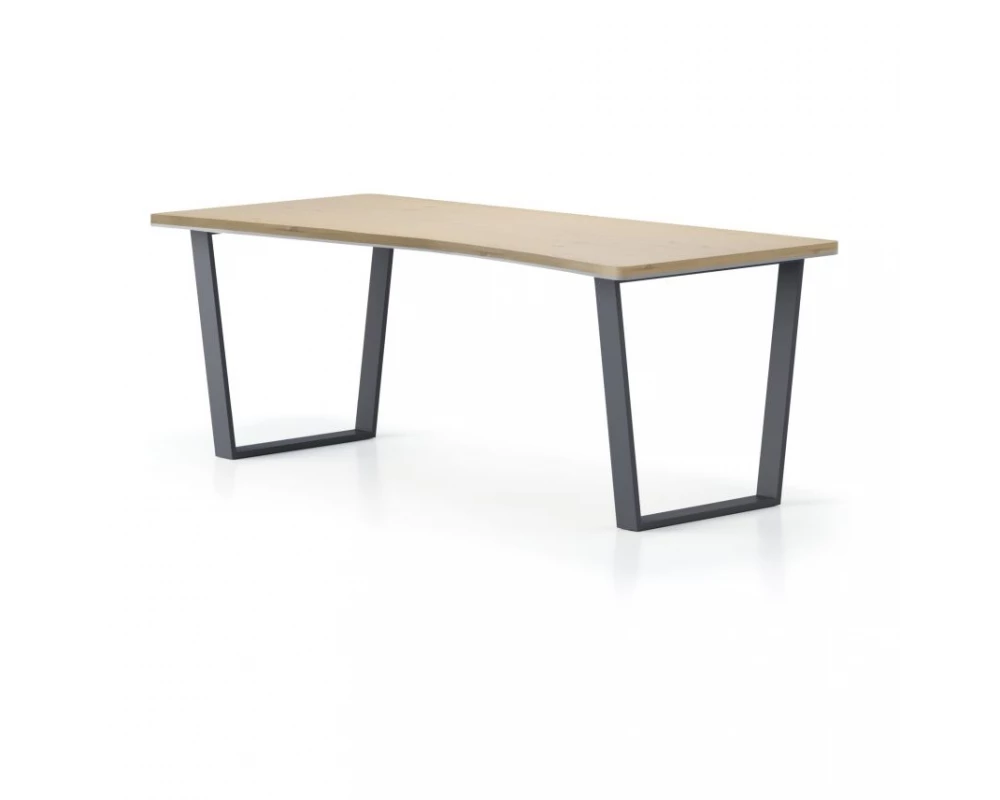 Стол симметричный, Тр-образные опоры 180х93,4х75 Activ Director Акация светлая/Антрацит