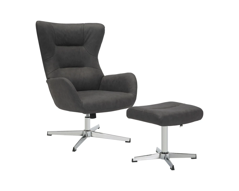 Кресло Everprof Apple Ткань, Темно-серый