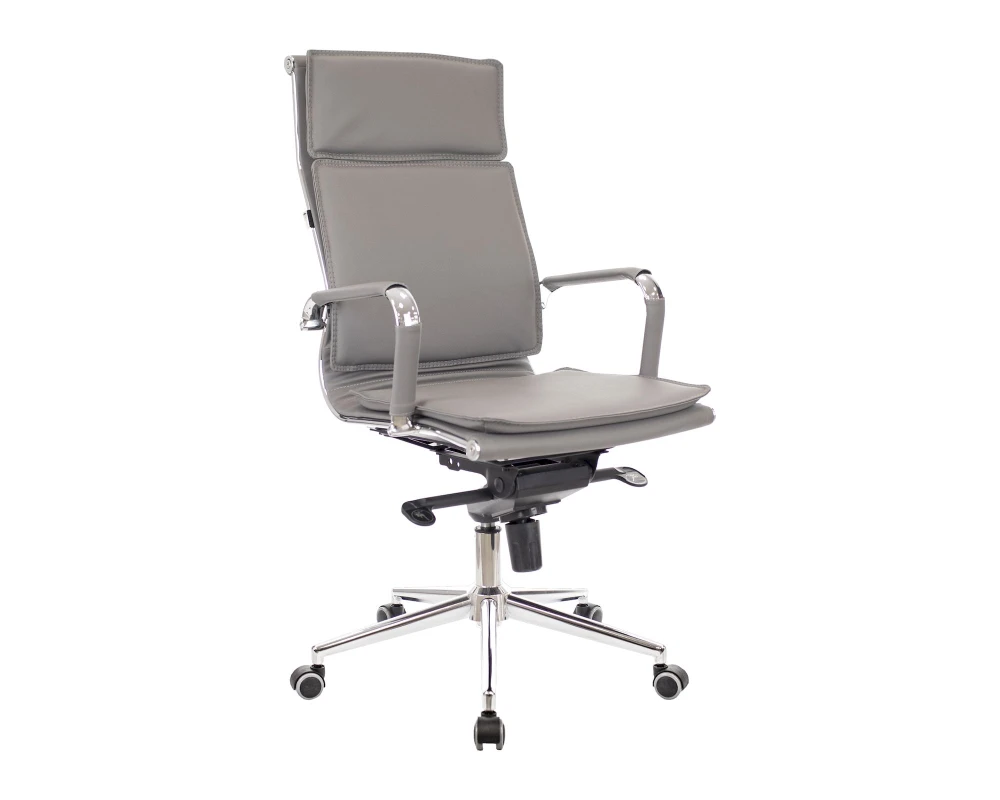Кресло Everprof Nerey M Экокожа, Серый