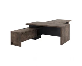 Стол руководителя с опорной тумбой T-918л.1000 Торстон images