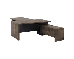 Стол руководителя с опорной тумбой T-918пр.1000 Торстон images