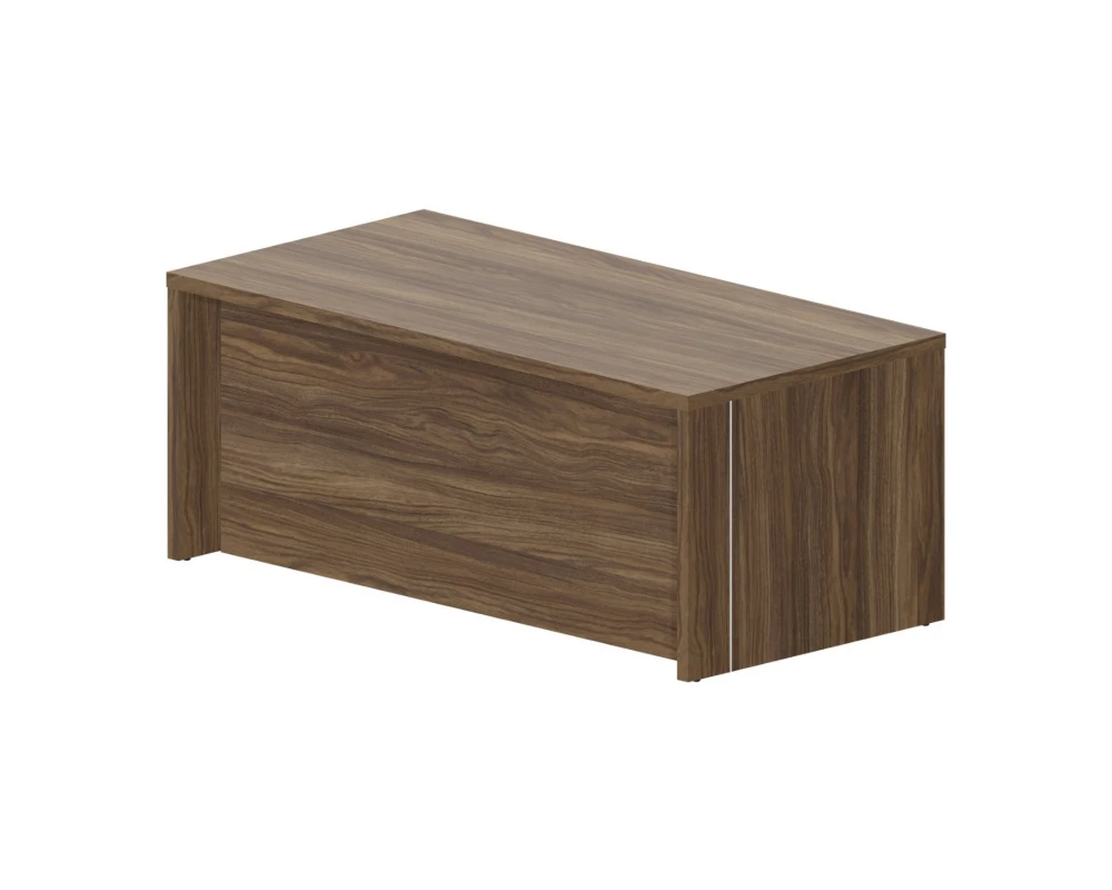 Стол руководителя 180х90х73,5 (высокая лицевая панель) Norman Орех