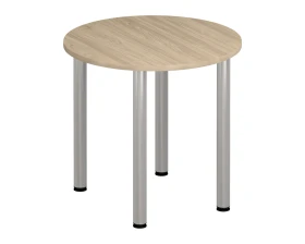 Стол для переговоров круглый на хромированных опорах ФР 185 Formula images