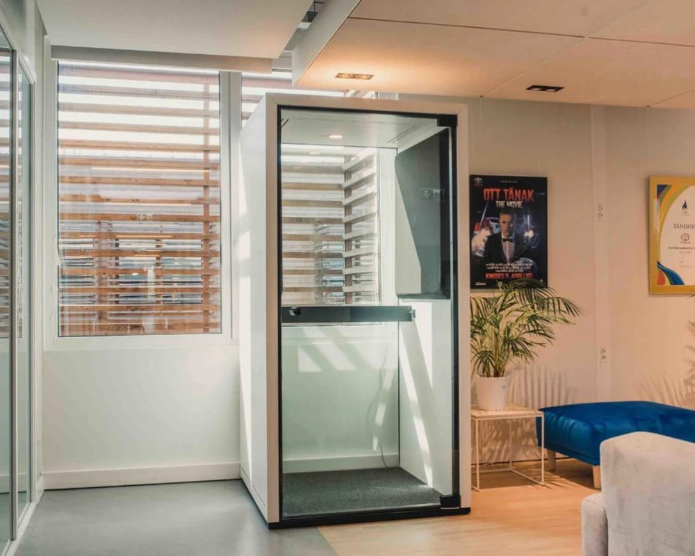 Акустическая кабина LWOP CUBE ONE (задняя стенка стекло)