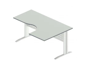 Стол-интеграл правый на металлокаркасе АМК-44R+ОА-01/1600 Агат images