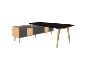 Конференц-стол с опорной тумбой Rem-210.1+Rem-35 Remo images