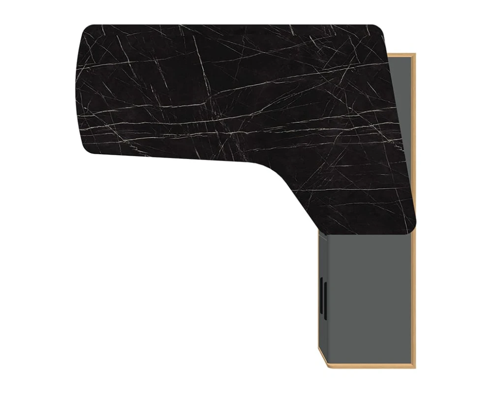 Стол рабочий интегральный с опорной тумбой Rem-209.1R+Rem-34R Remo