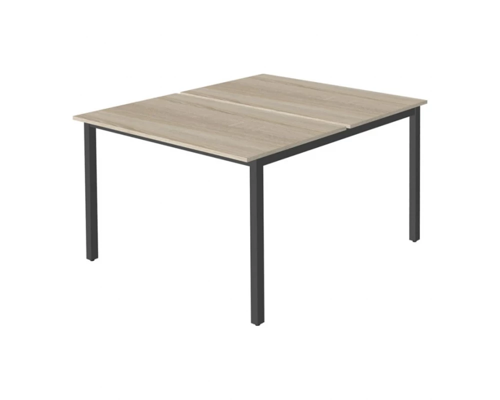 Сдвоенный стол на металлокаркасе WM-4+WM-4+WM-4-02 Work