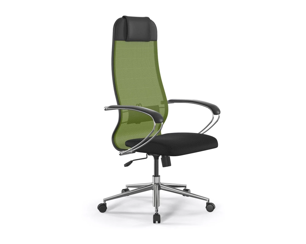 Кресло ErgoLife Set 11/подл.131/осн.Sit 052 Сетка/Ткань, Зеленый/Черный