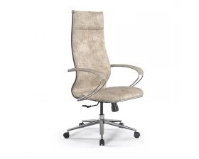 Кресло ErgoLife Set L42 Bravo/подл.118/осн.Synchro 052 Велюр, Бежевый images