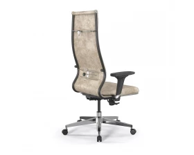 Кресло ErgoLife Set L42 Bravo/подл.200/осн.Synchro 004 Велюр, Бежевый images