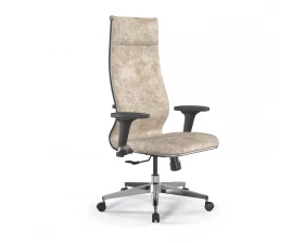 Кресло ErgoLife Set L42 Bravo/подл.200/осн.Synchro 004 Велюр, Бежевый images