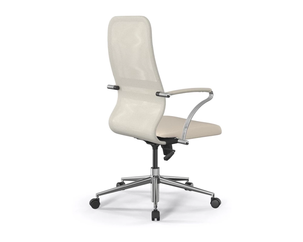 Кресло Sit 8 B2-9K M09.B23.G18.W02 Сетка/Экокожа, Молочный