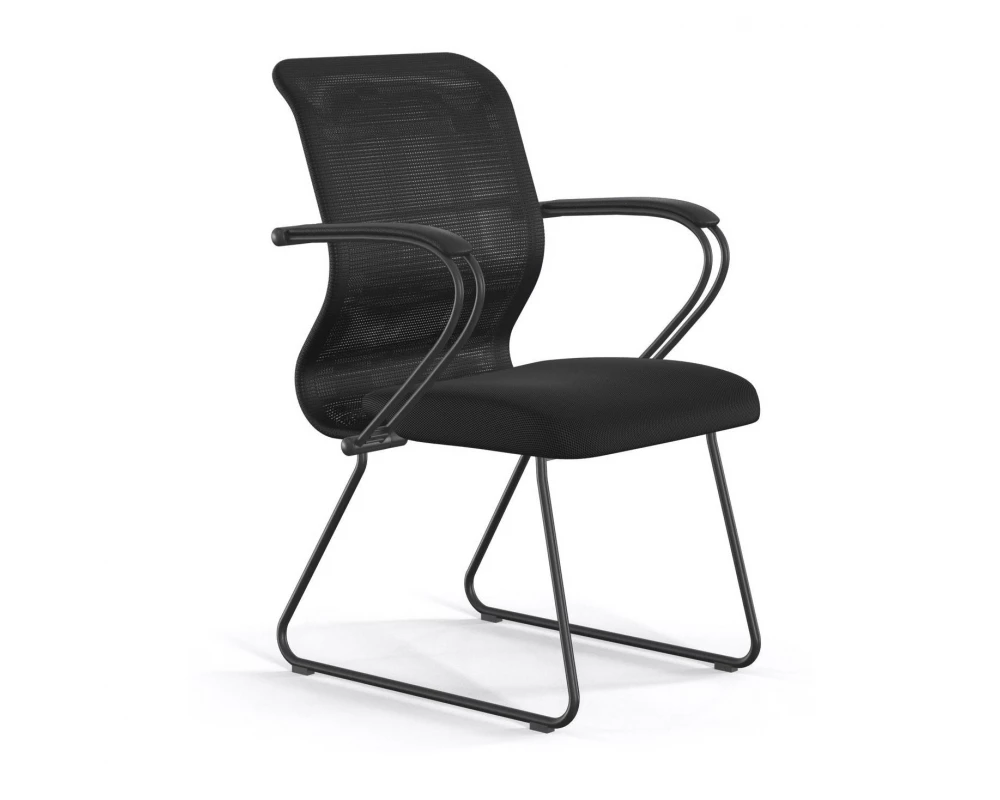 Кресло Sit 8 M4-8K F57 (подл.2) Сетка/Ткань, Черный