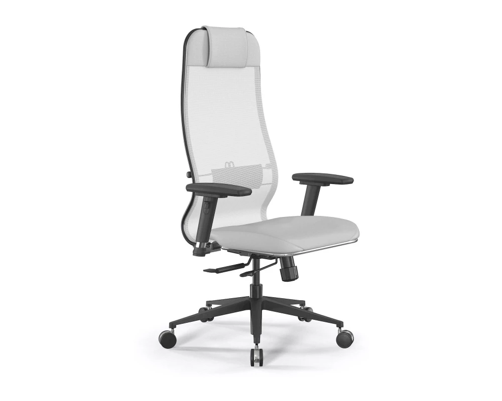Кресло SynchroSit 10 L1-115D M18.B11.G19.W25 Сетка/Экокожа, Белый