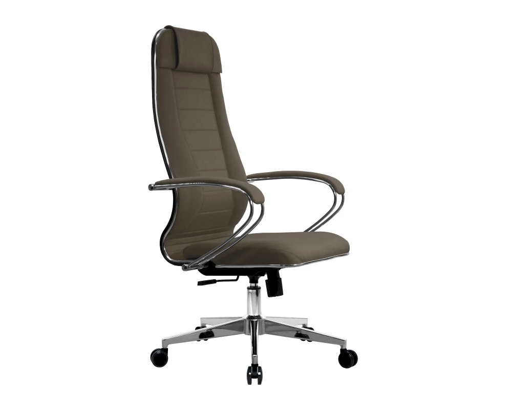 Кресло МЕТТА B 1m 32PF подл.127/осн.004 Ткань, Коричневый