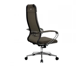 Кресло МЕТТА B 1m 32PF подл.127/осн.004 Ткань, Коричневый images