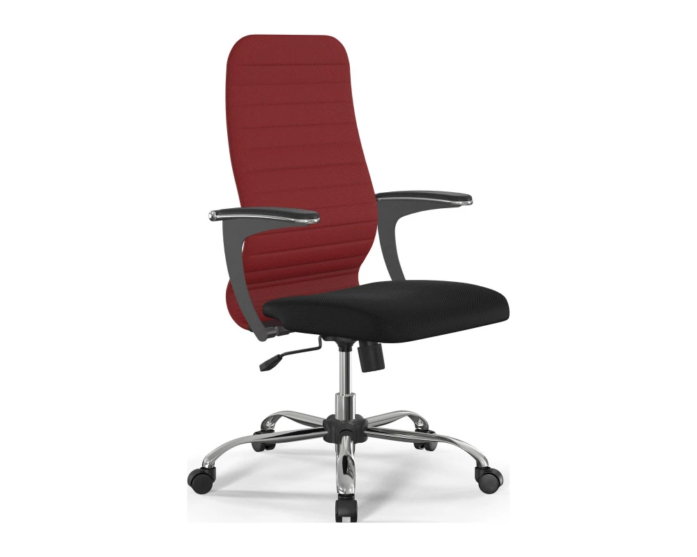 Кресло Sit 8 B2-10U M09.B21.G20.W01 Сетка, Красный/Черный