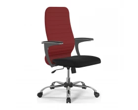 Кресло Sit 8 B2-10U M09.B21.G20.W01 Сетка, Красный/Черный images