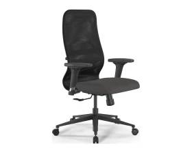 Кресло ErgoLife SynchroSit 8 B2-9D M20.B11.G19.W02 Сетка/Ткань, Черный/Темно-серый images