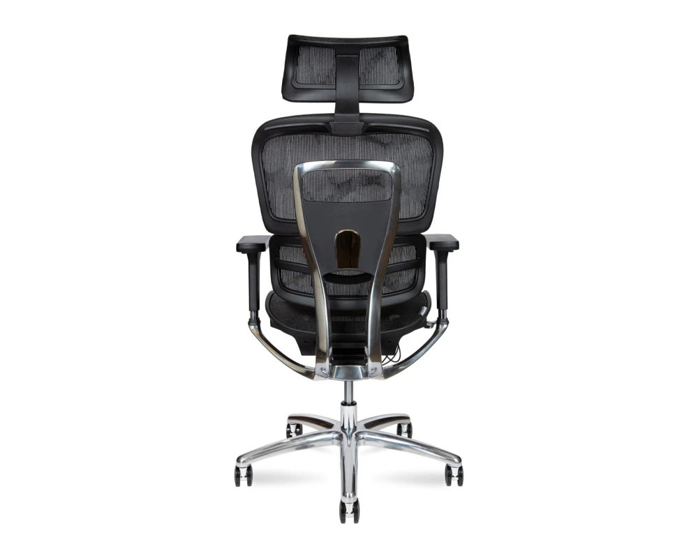 Кресло Norden Крон алюминюм блэк / Kron aluminium black Сетка, Черный