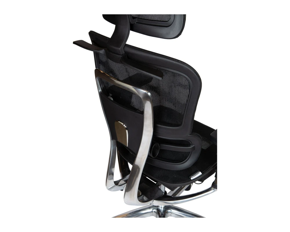 Кресло Norden Крон алюминюм блэк / Kron aluminium black Сетка, Черный